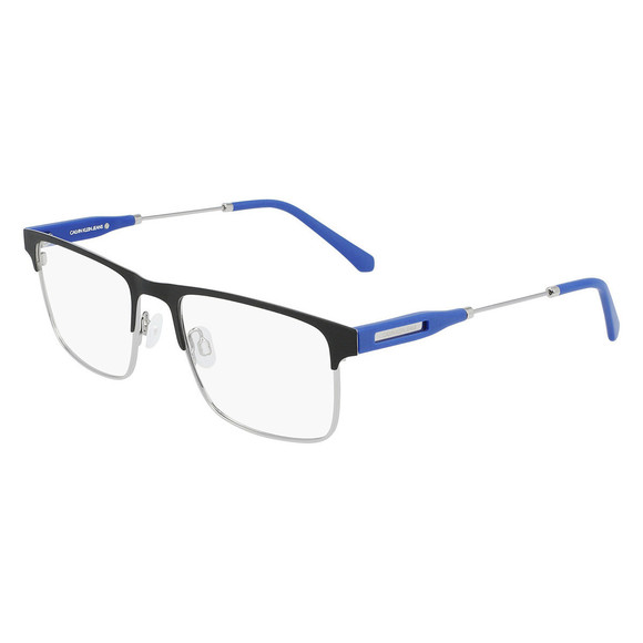 NEW Calvin Klein Jeans CKJ 21202 001 Black & Blue Eyeglasses 54mm with Case